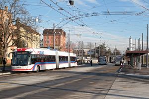 에멘브뤼케역의 남쪽