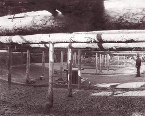 크니역 건설 현장