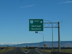 I-90과 I-82의 분기점
