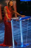 2014년 4월 WWE 명예의 전당에 헌액될 당시 리타