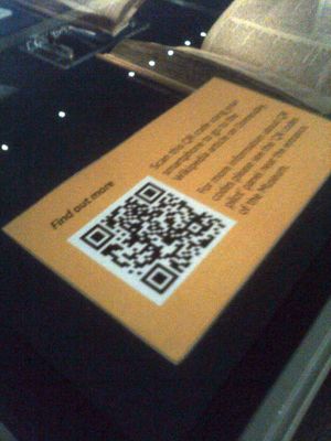 문서 보관소의 QRpedia 코드