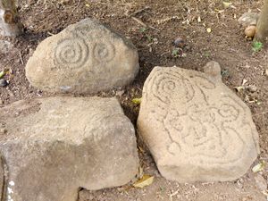 오메테페 섬의 나선형 암각화