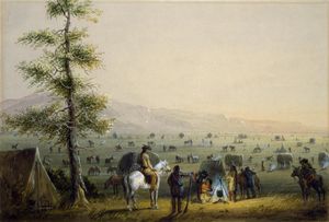 Our Camp, by Alfred Jacob Miller