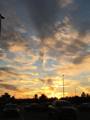 미시시피주 오션스프링스의 일몰