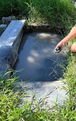 카나이 공방의 미세한 실트질 진흙밭