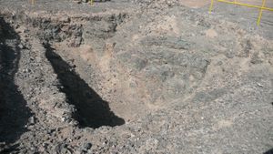 오유 톨고이 광상 최초 발견 현장