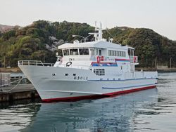 2023년 4월부터 운항 중인 스쿠모시영 정기선 "오키노시마"