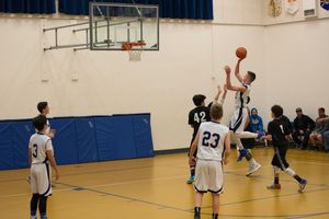 8학년 학생의 슛