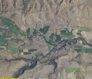 와스코 군의 항공 사진