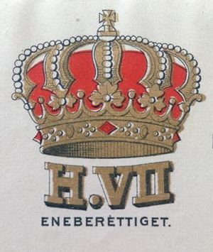 호콘 왕의 왕관이 새겨진 Foss 맥주