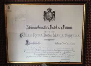 스페인 여왕의 왕실 조달 허가증, 1885년, 헨리 크리드 & 손즈에 대해