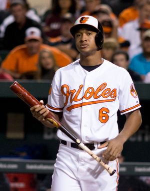 2013년 볼티모어 오리올스에서 뛰는 스코프