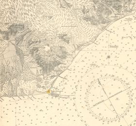 1899년 항해 지도에 나타난 외라이바외퀴들