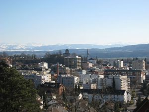 우스터성 주변의 파노라마