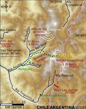 파라도와 카네사의 탈출 경로 지도