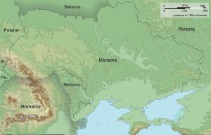 우크라이나 지형도