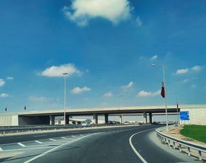 움살랄 모하메드 인근 알 샤말 로드로 진입하는 램프, 북쪽 방면