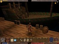 울티마 IX의 메인 화면. 이 게임은 3D 폴리곤 렌더링을 특징으로 하는 최초의 울티마 게임이다.