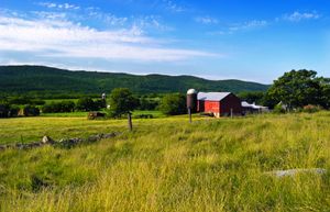 2009년 7월 워런군 프랭클린 타운십의 농장