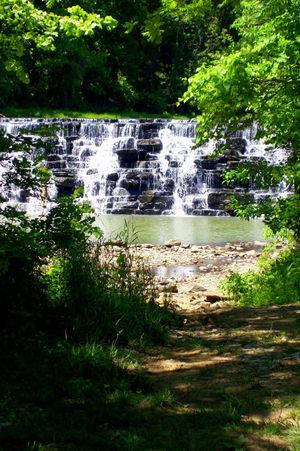 Devil's Den 주립공원의 폭포