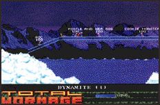 웜즈로 이름이 변경되기 전의 토탈 웜에이지의 스크린샷. 이후의 웜즈 게임보다 어두운 톤과 더 현실적인 효과, 그리고 전장의 주변 소리를 특징으로 했다.