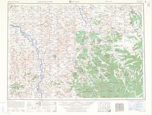위수를 포함한 지도 (AMS, 1956년)