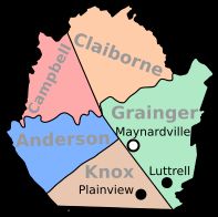 유니언군은 다섯 개 인접 카운티의 일부를 합쳐 만들어졌다.