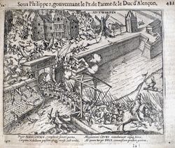 앤트워프의 전투 장면