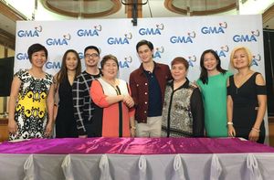 GMA 네트워크와 계약을 체결한 후의 도르슈너, 2016년 11월