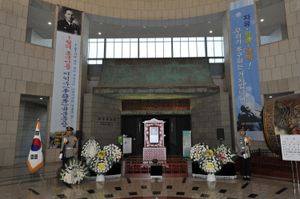 전쟁기념관의 2015년 1월 호국인물 이익수 육군 준장 현양행사