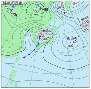 2016년 12월 22일 09~21시 사이의 기상도. 강풍이 화재 확산의 주요 원인이었다.
