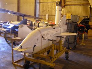 영국 켐블의 브리스톨 항공 컬렉션에 전시된 시험 미사일