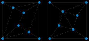 같은 스펙트럼을 갖지만 서로 동형이 아닌 두 그래프