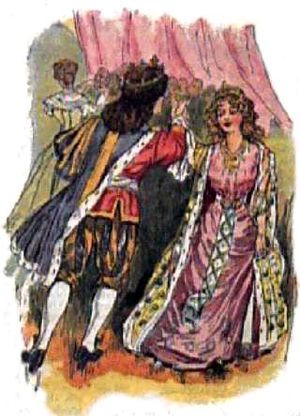 1912년 발행 「신데렐라」에서 신데렐라와 춤을 추는 챠밍 왕자