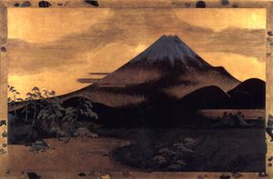 마키에(Maki-e) 후지 타고노우라, 시바타 제신, 1872