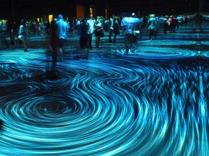 팀랩 오스트레일리아(멜버른) 빅토리아 국립 미술관 NGV 트리엔날레 디지털 설치 2017