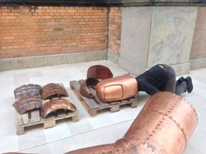 2013년 덴마크 국립 미술관에서 열린 "We The People" 설치 전경.