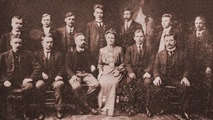 1904년 사회당 산하 재미핀인 단체들의 대회에 참여한 대표단.