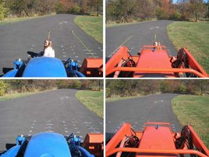 다양한 로더 디자인의 시야 비교