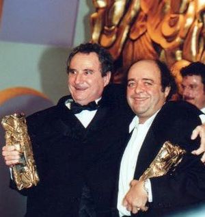 다니엘 프레보 (왼쪽), 남우조연상 수상자 및 자크 빌레레, 남우주연상 수상자