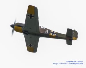 제26전투비행단의 Fw 190(A-5) (2012년 6월)—190은 1941년 후반부터 1945년까지 제26전투비행단의 주력 전투기였다.
