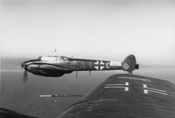 1940년 여름, 제1비행단 제1전대의 Bf 110C