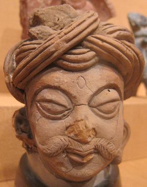 남성 두상, 북부 인도, 서기 5~6세기