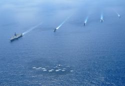 제11항모강습단, 남중국해 (2010년 2월 15일)