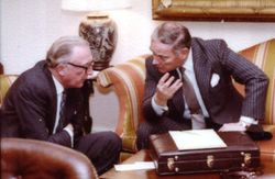 미국의 알렉산더 헤이그국무 장관과 (1981년2월 26일).