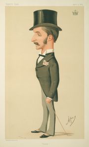 랜즈다운 후작의 캐리커처 (1874년 4월 4일 『배니티 페어』지)