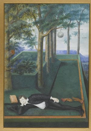 1590–95년 니콜라스 힐리어드의 작은 초상화.