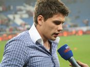 2010년 11월 TVP Sport와의 인터뷰 중인 뵈니슈