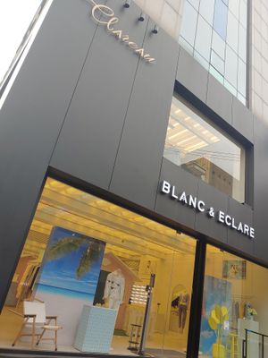 정씨의 패션 및 레스토랑 사업을 하는 서울의 건물.