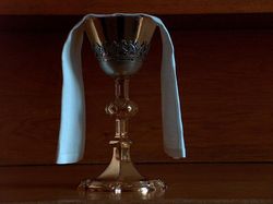 성작 위에 놓인 정결수건